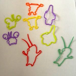 8pc Spongebob silicone bandz bracelets